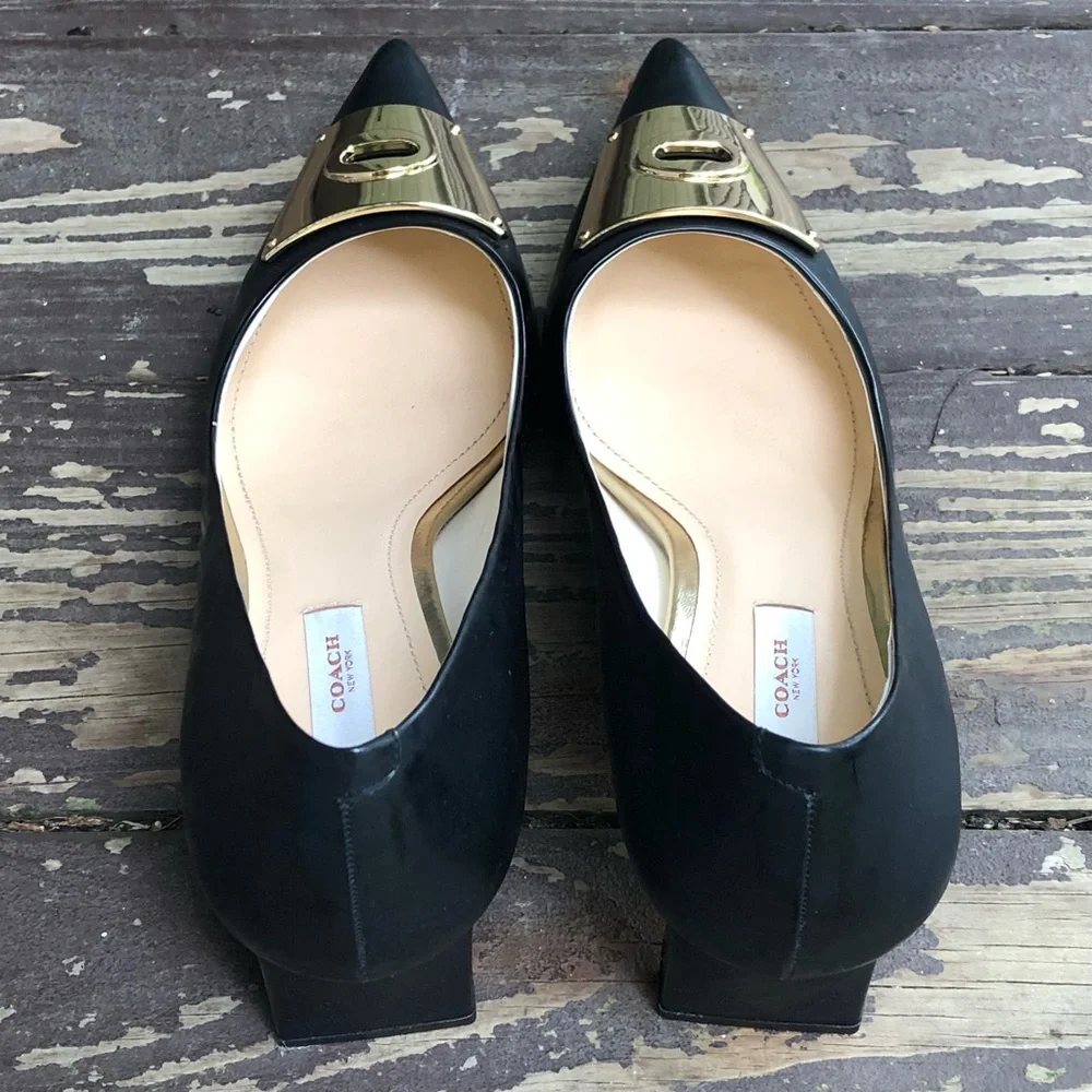 Size 11 Black Coach Lawrence Spazzalato - Picture 3 of 5